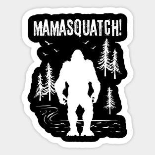 Mama Squatch Bigfoot Sticker